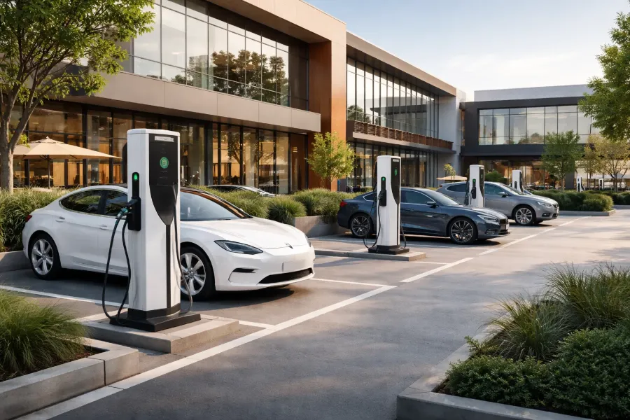 Commercial parking charging application